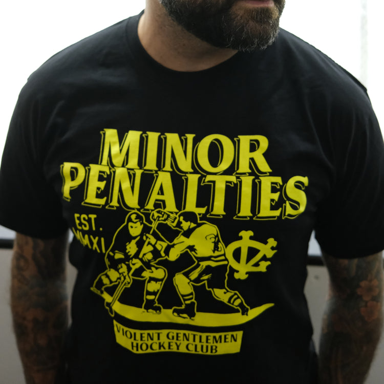 Minor Penalties Heavyweight Tee -  - Men's T-Shirts - Violent Gentlemen