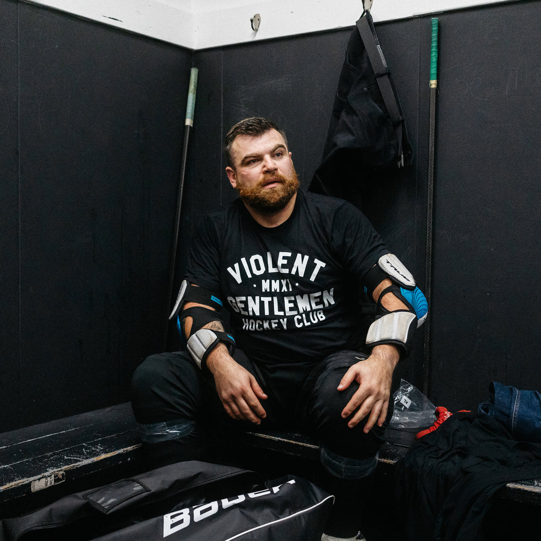Hockey Loyalty Tee - - Men's T-Shirts - Violent Gentlemen Hockey Lifestyle | Built by Fans for Fans | Perfect Gift for hockey fan or hockey players that live in the hockey culture