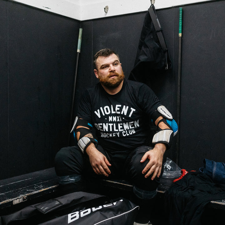 Hockey Loyalty Tee - - Men's T-Shirts - Violent Gentlemen Hockey Lifestyle | Built by Fans for Fans | Perfect Gift for hockey fan or hockey players that live in the hockey culture