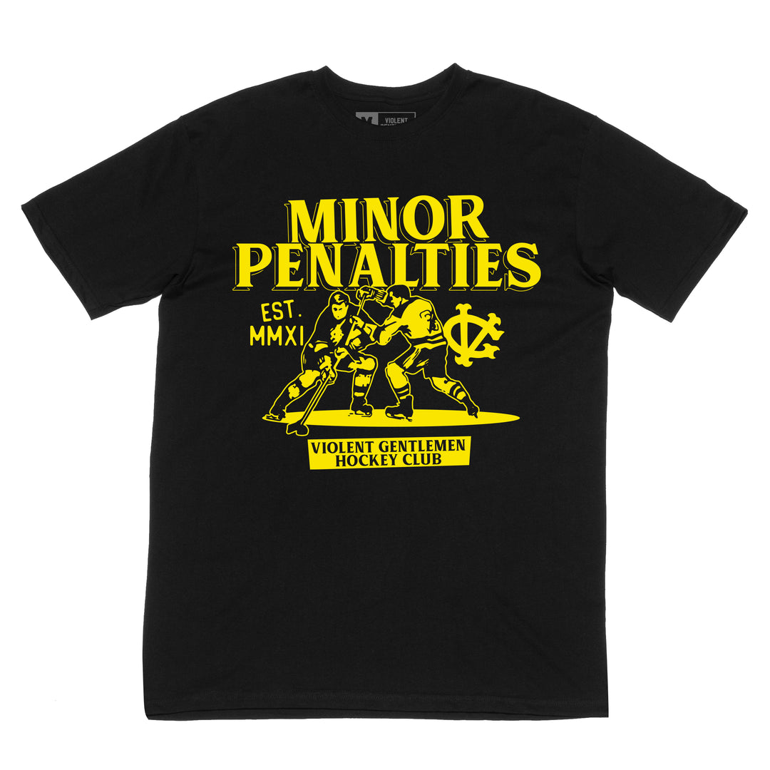 Minor Penalties Heavyweight Tee -  - Men's T-Shirts - Violent Gentlemen