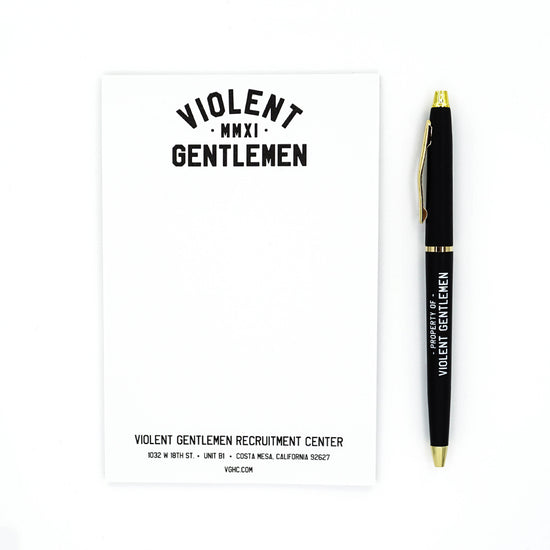 VG Note Pad Set - White - Accessories - Violent Gentlemen