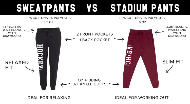 Hockey Sweatpants  Violent Gentlemen