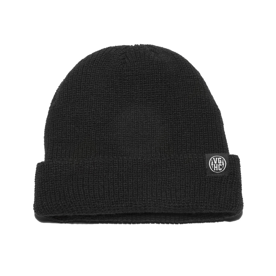 Clips Fold Beanie - Black - Beanies - Violent Gentlemen