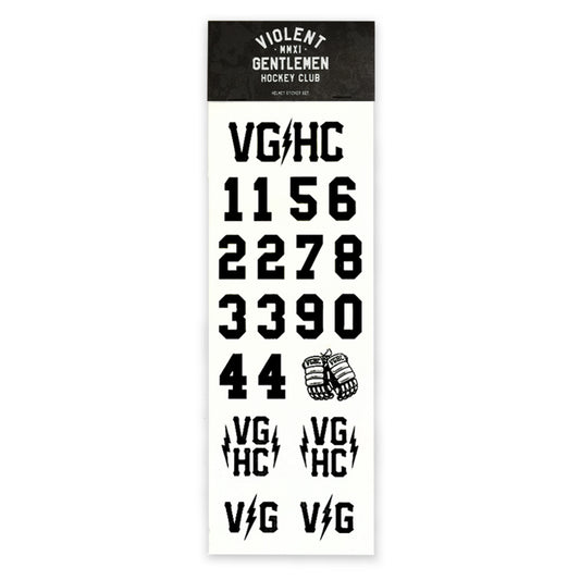 VG Helmet Stickers - Black - Accessories - Violent Gentlemen