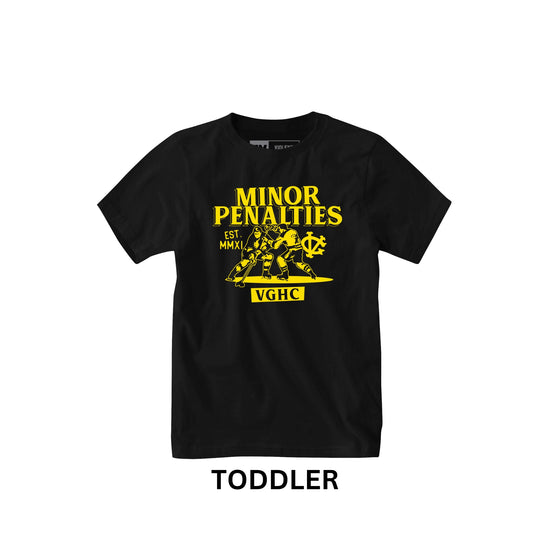 Minor Penalties Toddler Tee -  - Kid's T-Shirts - Violent Gentlemen