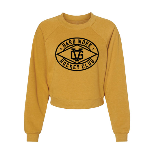 Current Womens Raglan Crop Crew Neck -  - Women's Fleece Tops - Violent Gentlemen