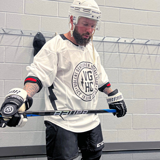  Beer League Hockey Rec Player Goalie Team Jersey Sweatshirt :  Clothing, Shoes & Jewelry