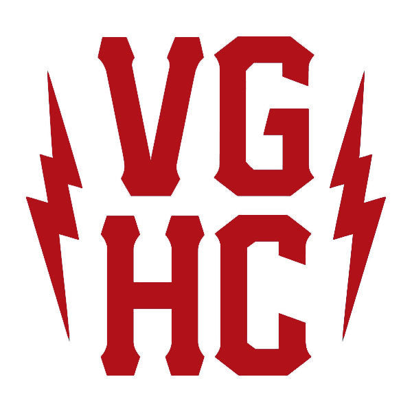 VGHC Stacked Die Cut Sticker - Red - Accessories - Violent Gentlemen